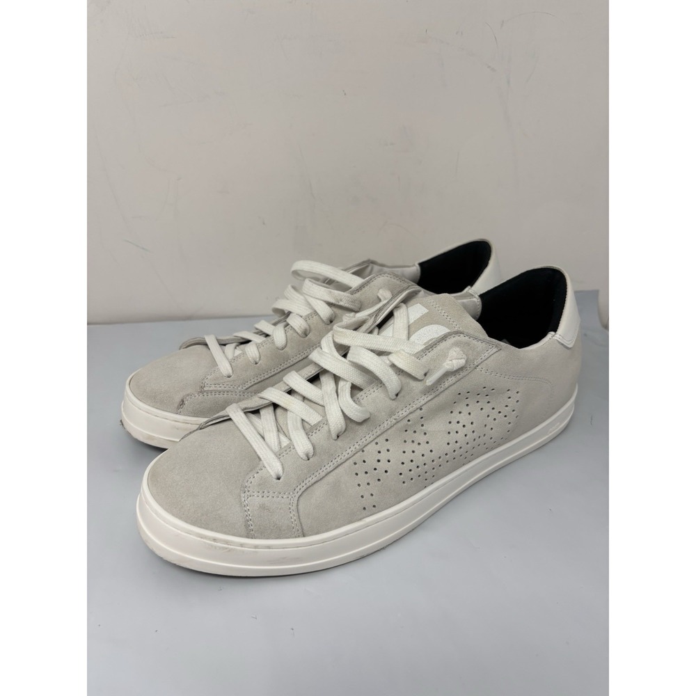 P448 Shoes Men's F22 Jack Italian Leather Suede Low Top Sneakers EU 42